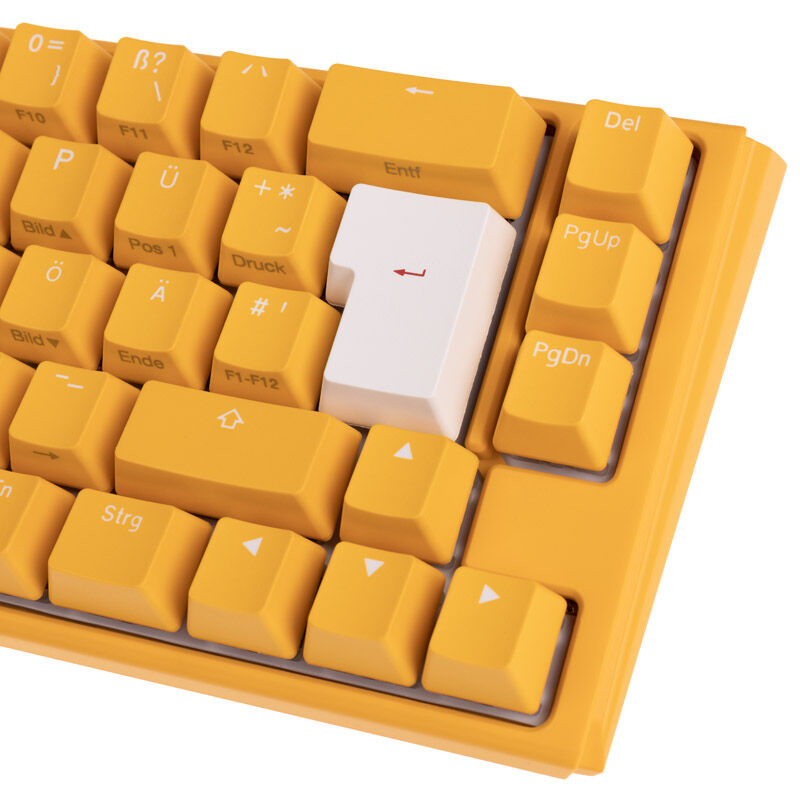 Ducky One 3 Yellow SF gamingtastatur 65 % RGB MX-Red - Ducky