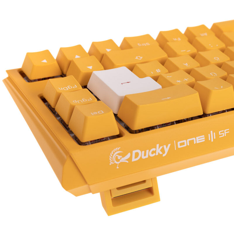 Ducky One 3 Yellow SF gamingtastatur 65 % RGB MX-Speed-Silver - Ducky