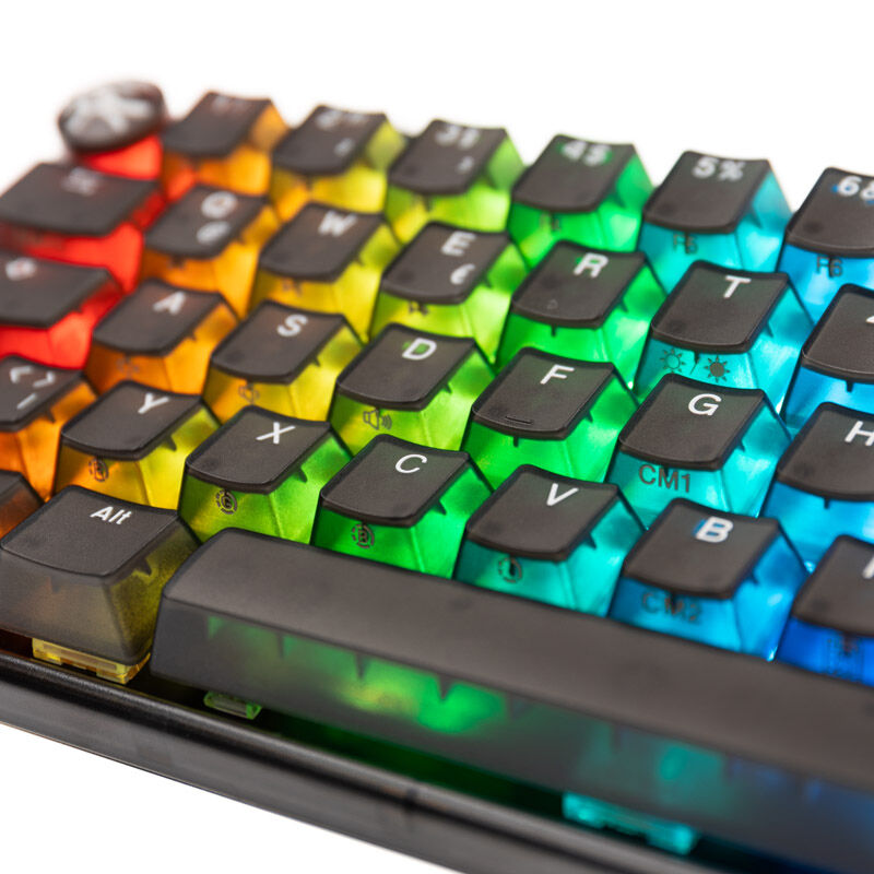 Ducky One 3 Aura Black Mini gamingtastatur RGB MX-Speed-Silver - Ducky