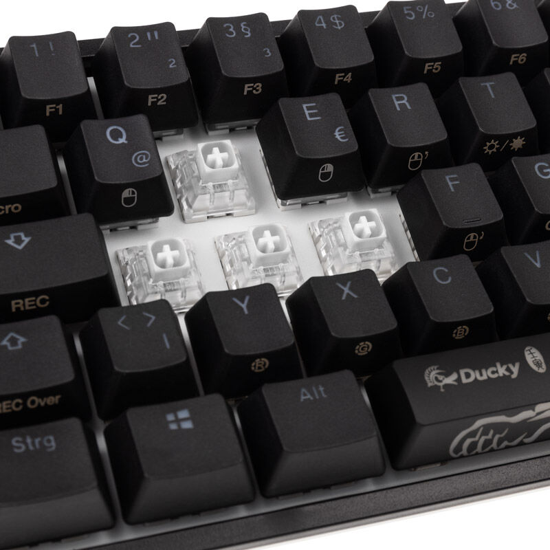 Ducky One 2 Pro Mini gamingtastatur Cherry Silent Red RGB PBT - Ducky