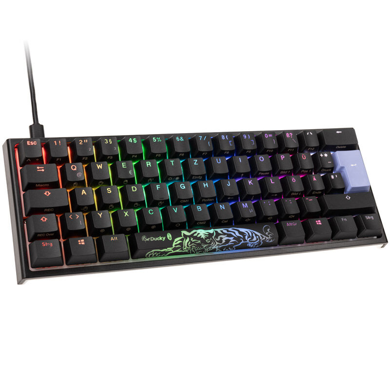 Ducky One 2 Pro Mini gamingtastatur Cherry Silent Red RGB PBT - Ducky