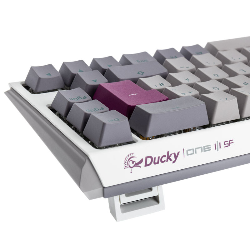 Ducky One 3 Mist Grey SF gamingtastatur 65% RGB MX-Blue - Ducky