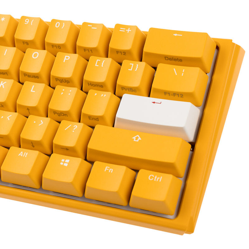 Ducky One 3 Yellow Mini 60 % gamingtastatur MX-Speed-Silver - Ducky