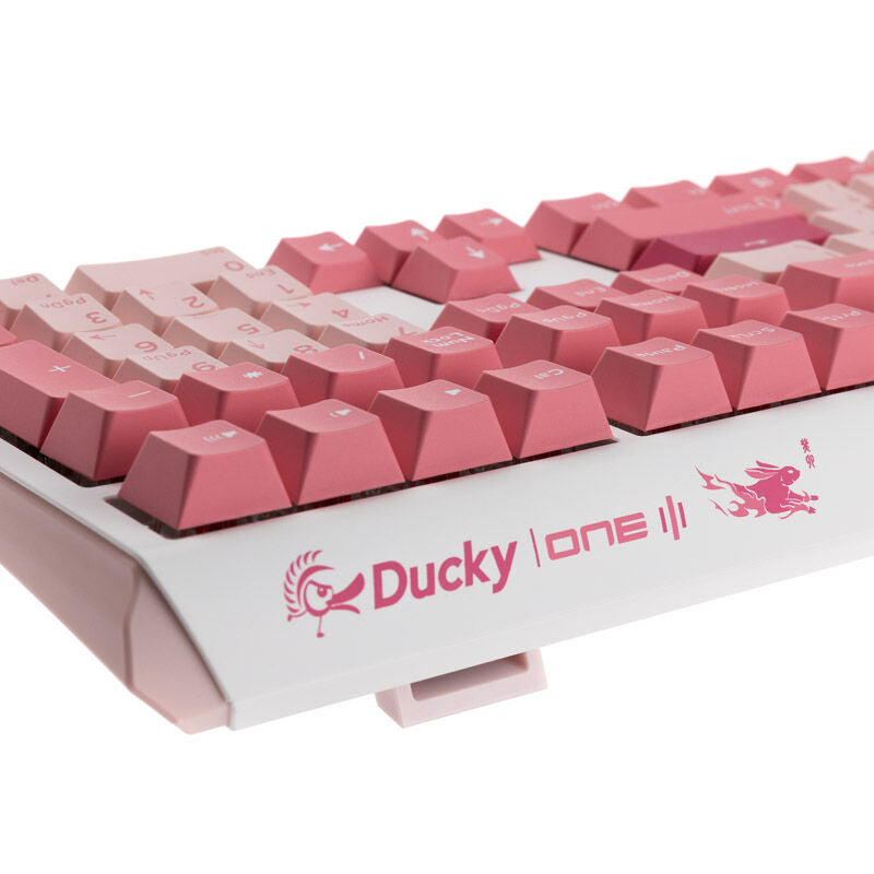 Ducky One 3 Gossamer Pink gamingtastatur mekanisk MX-Blue ANSI - Ducky