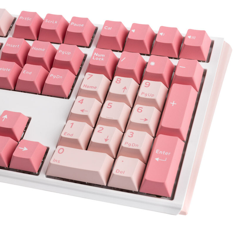 Ducky One 3 Gossamer Pink gamingtastatur mekanisk MX-Blue ANSI - Ducky