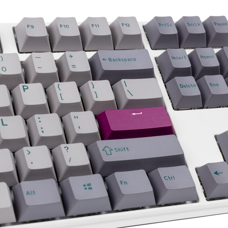 Ducky One 3 Mist Grey gamingtastatur RGB Hot-Swap MX-Blue (US) - Ducky