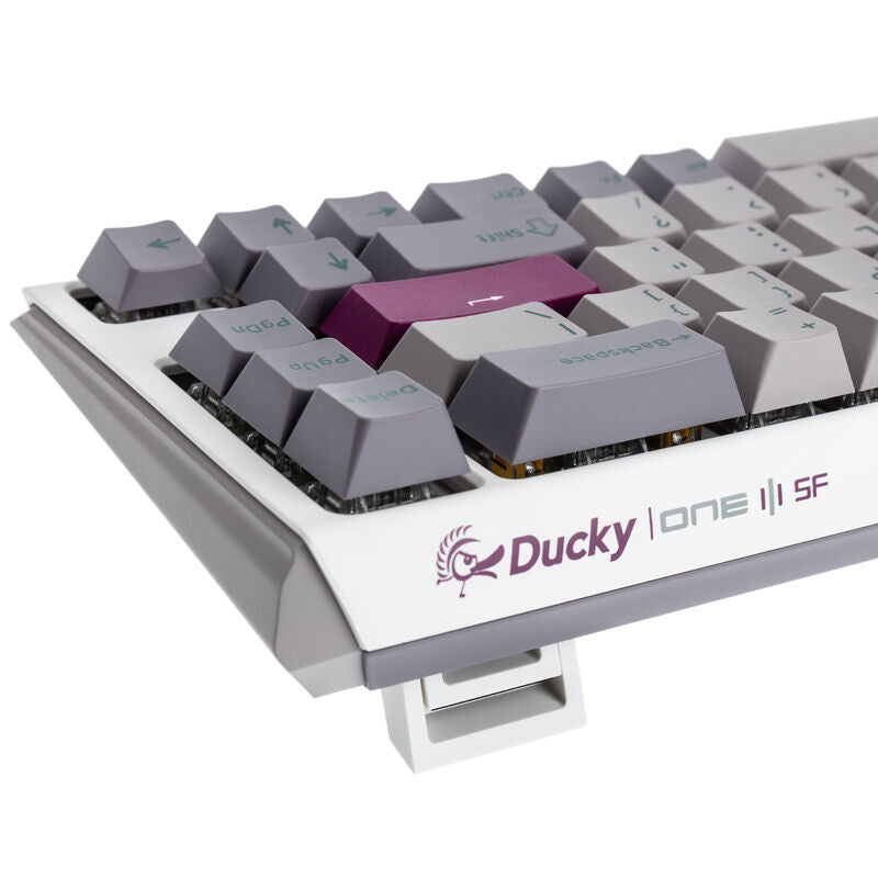 Ducky One 3 Mist Grey SF gamingtastatur 65% RGB MX-Red US - Ducky