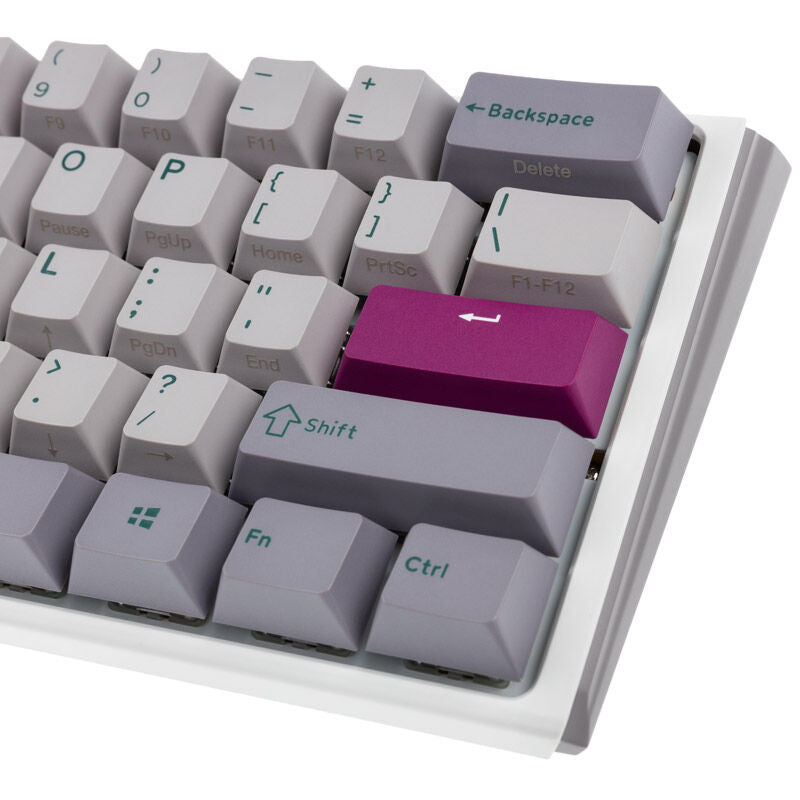 Ducky One 3 Mist Grey Mini gamingtastatur 60% RGB MX-Brown - Ducky