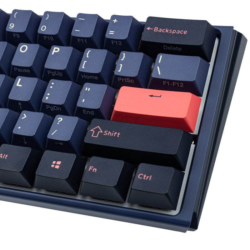 Ducky One 3 Cosmic Blue Mini gamingtastatur 60 % RGB MX-Blue - Ducky