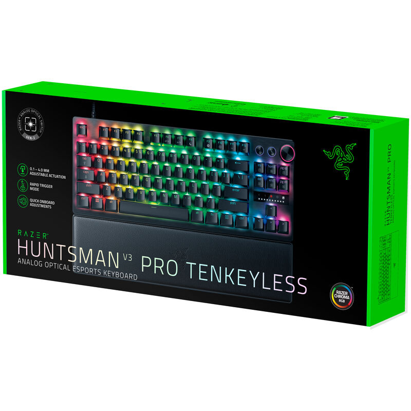 Razer Huntsman V3 Pro TKL gamingtastatur analog optisk RGB - Razer