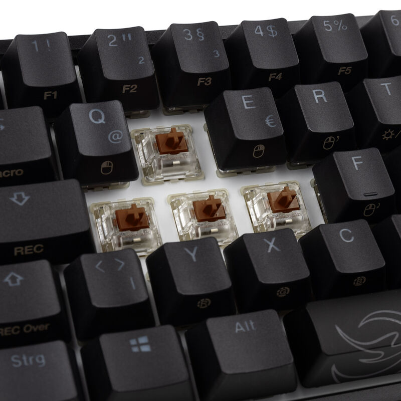 Ducky One 2 Pro Mini gamingtastatur Cherry Silent Red RGB PBT - Ducky