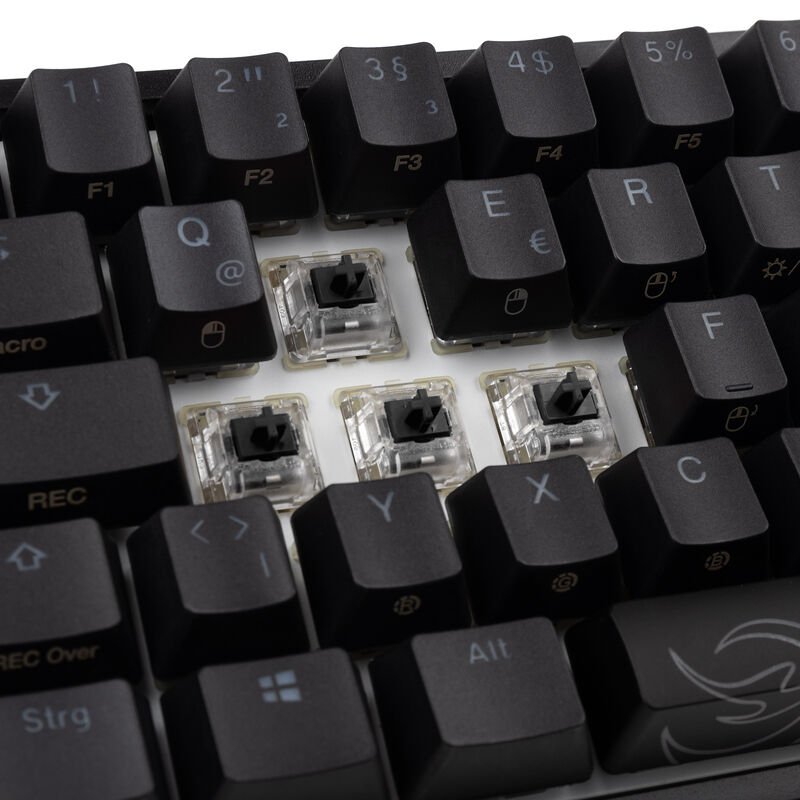 Ducky One 2 Pro Mini gamingtastatur Cherry Silent Red RGB PBT - Ducky