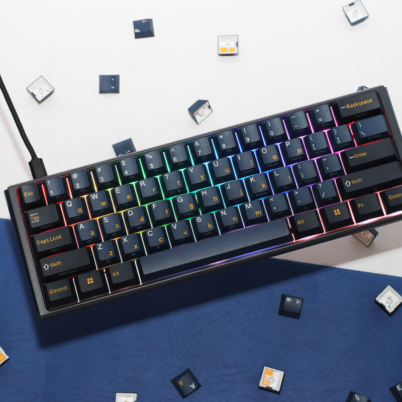 Ducky One 3 Pro Mini Nazca Line gamingtastatur MX2A Blue - Ducky