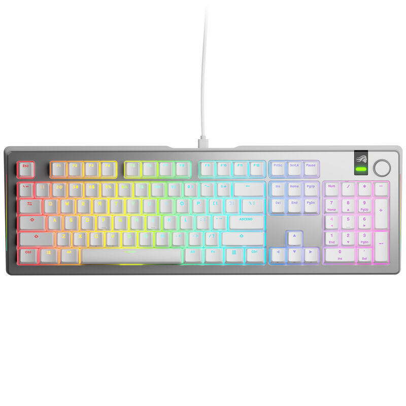 Glorious GMMK 3 Pro 100 % mekanisk gamingtastatur Fox Switches - Glorious