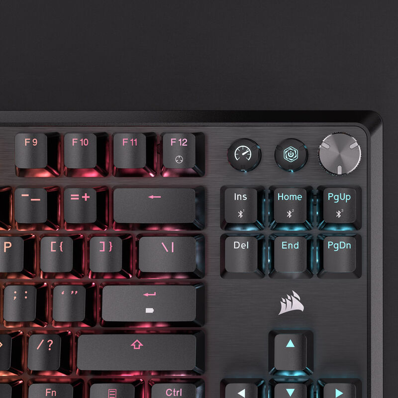 Corsair K70 CORE TKL trådløs gamingtastatur RGB MLX Red - Corsair