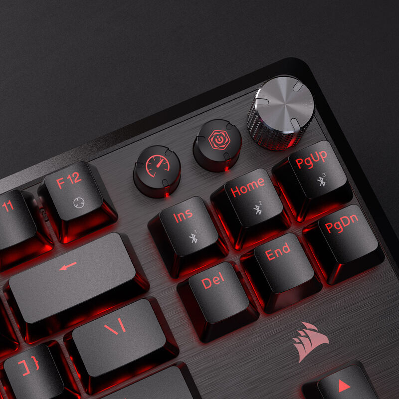 Corsair K70 CORE TKL trådløs gamingtastatur RGB MLX Red - Corsair