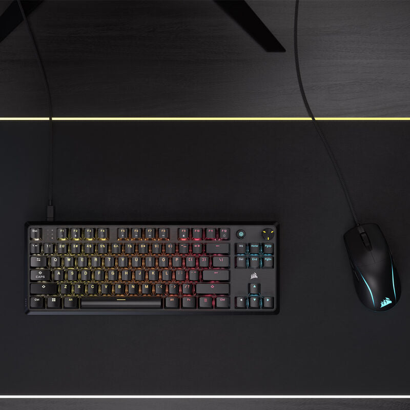 Corsair K70 Core TKL gamingtastatur RGB MLX Red V2 kablet - Corsair