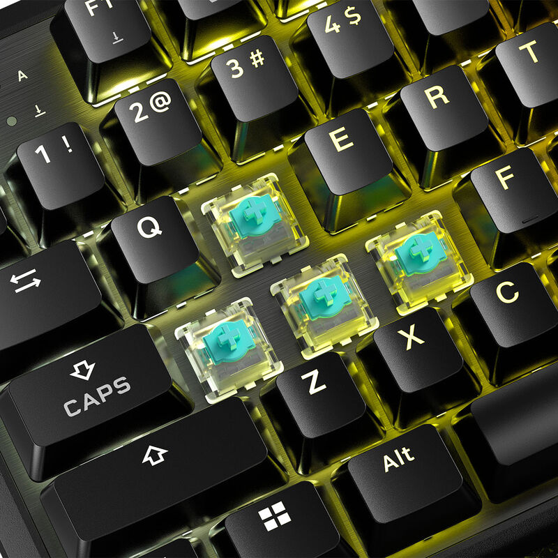 Corsair K70 Pro TKL gamingtastatur MGX 8000 Hz svart - Corsair
