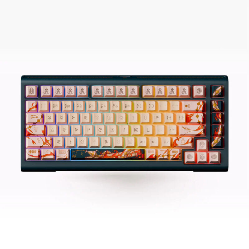 Ducky Year of the Snake 2025 Zodiac gamingtastatur 75% Hot-Swap MX2A Red - Ducky