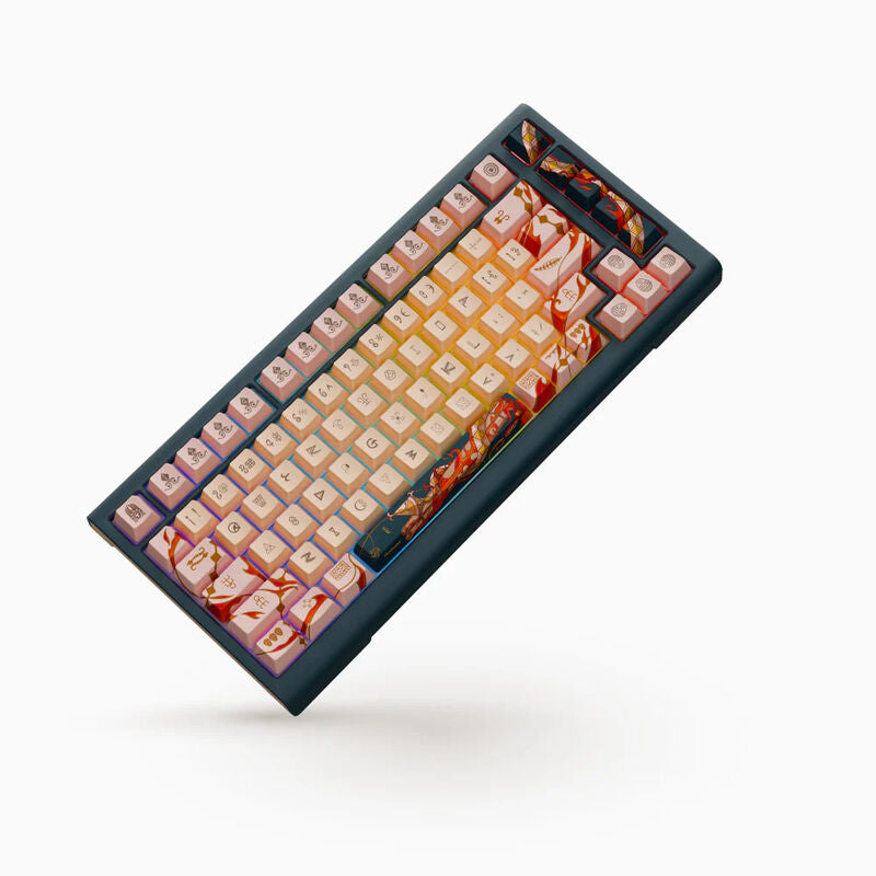 Ducky Year of the Snake 2025 Zodiac gamingtastatur 75% Hot-Swap MX2A Red - Ducky