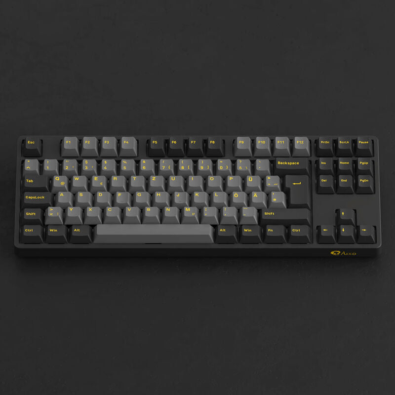 Akko & Gold 5087S gamingtastatur TKL RGB V3 Cream Yellow Pro - Akko