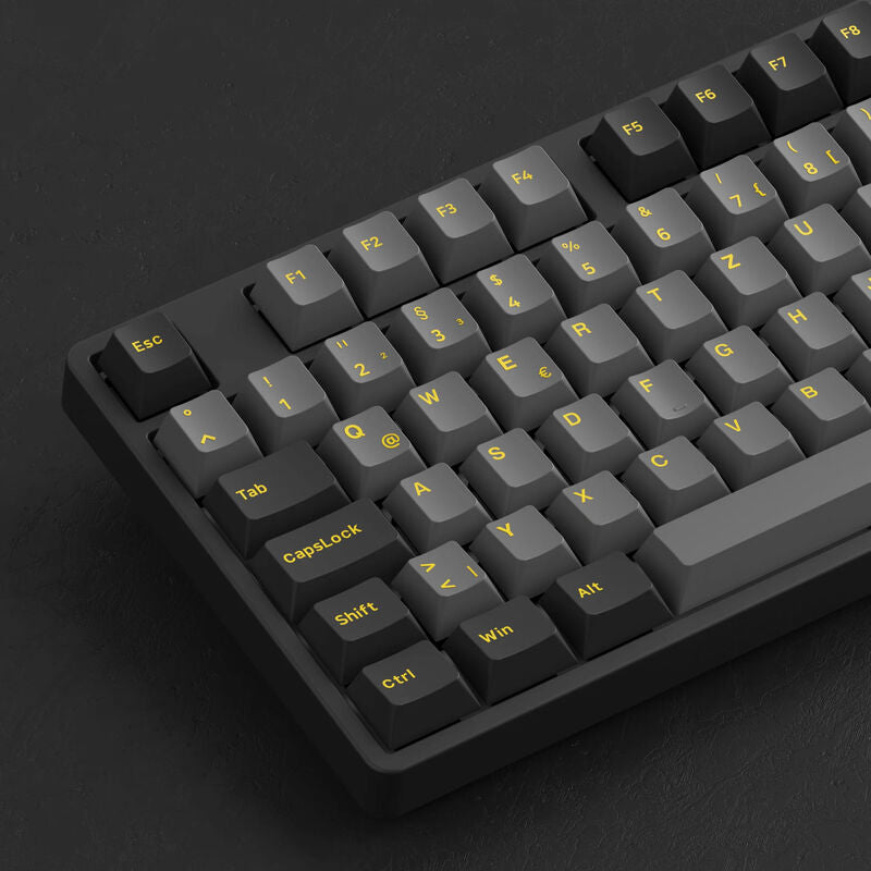 Akko Black & Gold 5087S V1 gamingtastatur TKL RGB svart - Akko