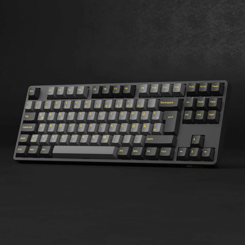 Akko Black & Gold 5087S V1 gamingtastatur TKL RGB svart - Akko
