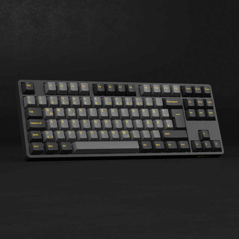 Akko Black & Gold 5087S V1 gamingtastatur TKL RGB svart - Akko