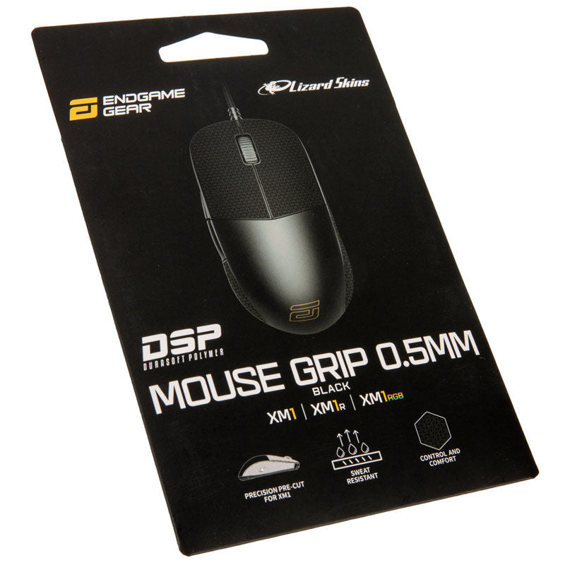 Endgame Gear XM1 Lizard Skins DSP Grip musegrep svart - Endgame Gear