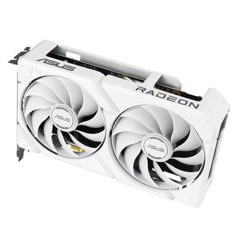 ASUS Dual RX 9060 XT White Edition grafikkort 16 GB GDDR6 - ASUS