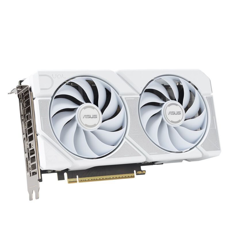 ASUS Dual RTX 5060 Ti White OC grafikkort 16 GB GDDR7 hvit - ASUS