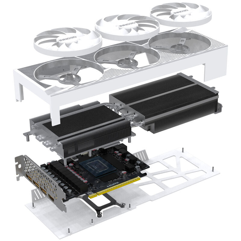INNO3D GeForce RTX 5080 X3 OC White grafikkort 16 GB GDDR7 - INNO3D