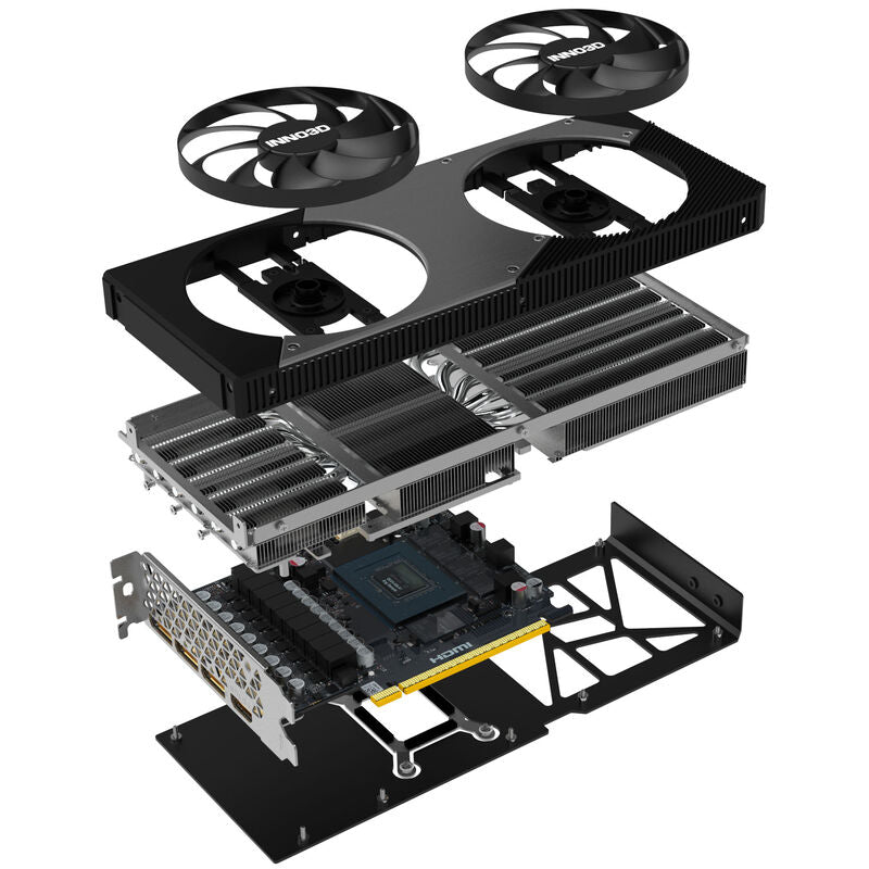 INNO3D GeForce RTX 5070 Twin X2 grafikkort 12 GB GDDR7 - INNO3D