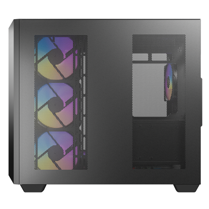 Antec C5 kabinett midtårn ATX ARGB herdet glass hvit - Antec
