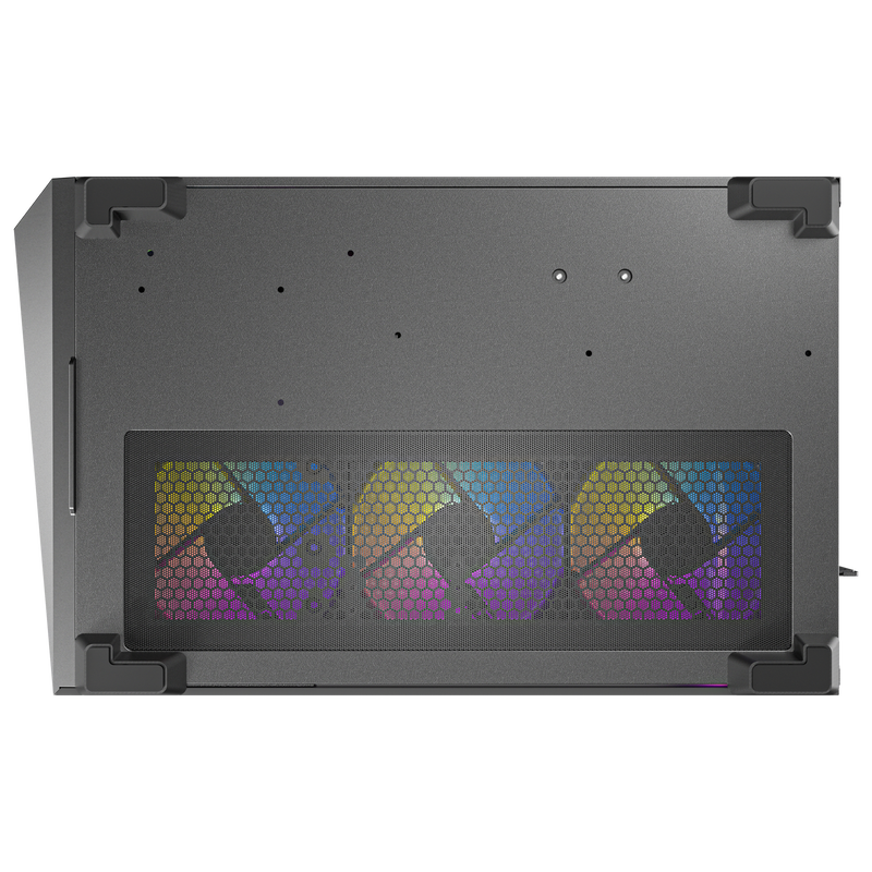 Antec C5 kabinett midtårn ATX ARGB herdet glass hvit - Antec