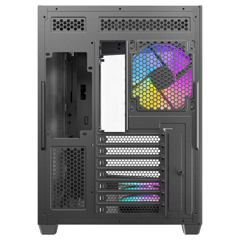 Antec C5 kabinett midtårn ATX ARGB herdet glass hvit - Antec