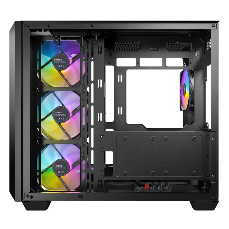 Antec C5 kabinett midtårn ATX ARGB herdet glass hvit - Antec