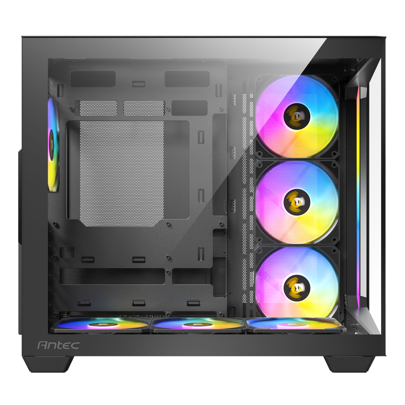Antec C5 kabinett midtårn ATX ARGB herdet glass hvit - Antec