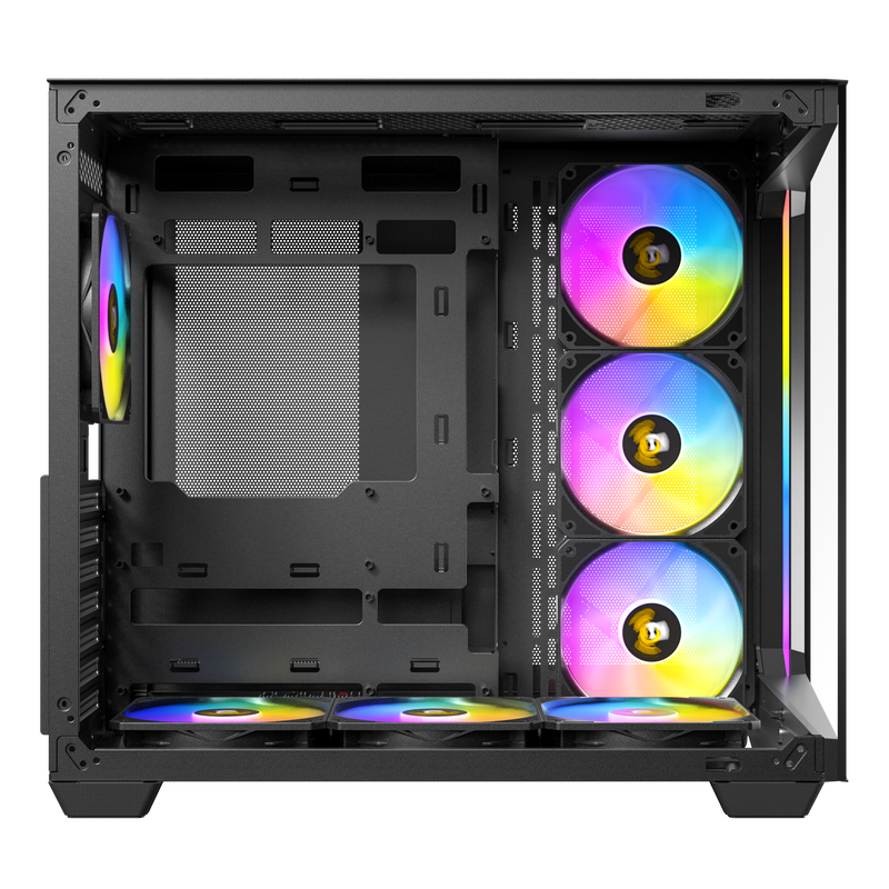Antec C5 kabinett midtårn ATX ARGB herdet glass hvit - Antec
