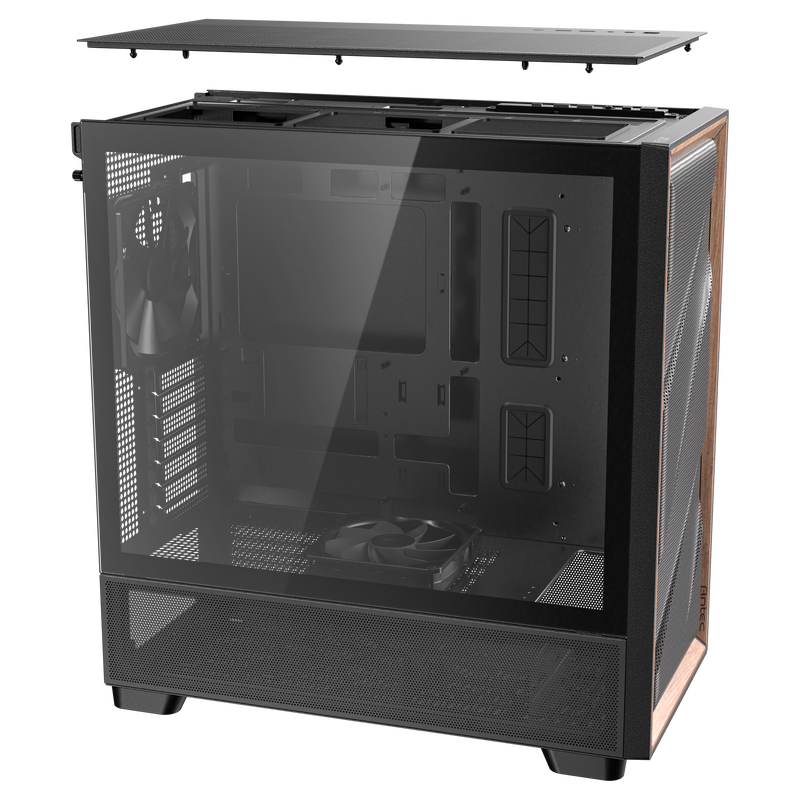 Antec Flux kabinett midtårn E-ATX herdet glass svart - Antec