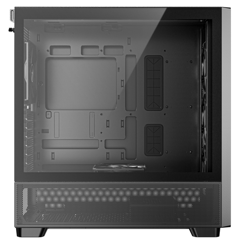 Antec Flux kabinett midtårn E-ATX herdet glass svart - Antec