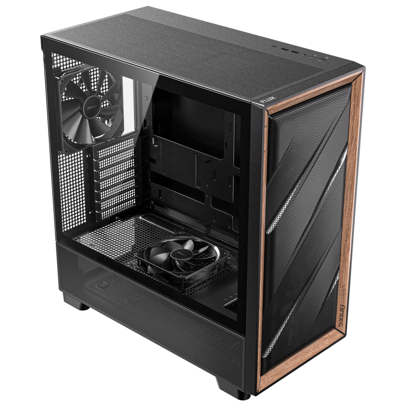 Antec Flux kabinett midtårn E-ATX herdet glass svart - Antec