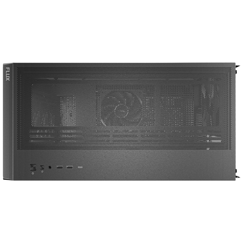 Antec Flux kabinett midtårn E-ATX herdet glass svart - Antec