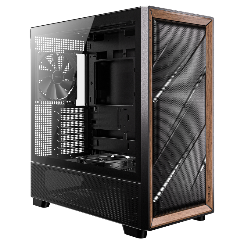 Antec Flux kabinett midtårn E-ATX herdet glass svart - Antec