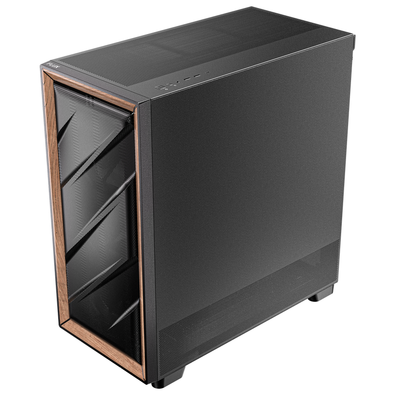 Antec Flux kabinett midtårn E-ATX herdet glass svart - Antec