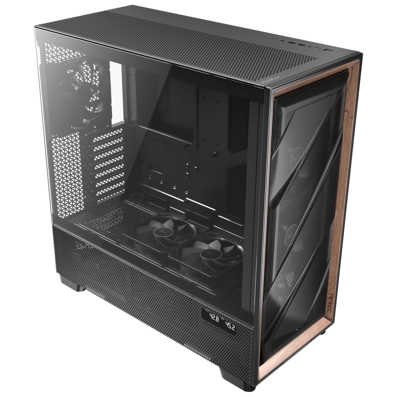 Antec Flux Pro kabinett fulltårn E-ATX herdet glass svart - Antec