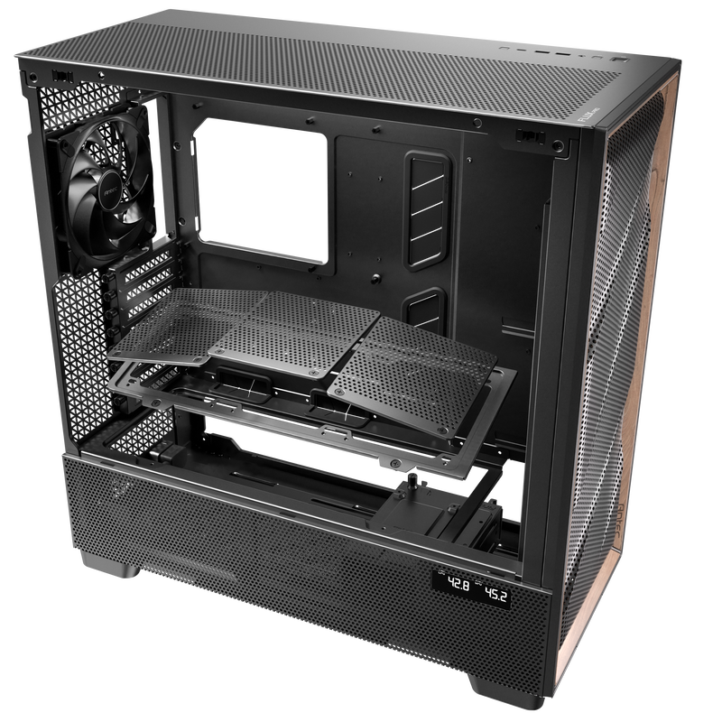 Antec Flux Pro kabinett fulltårn E-ATX herdet glass svart - Antec