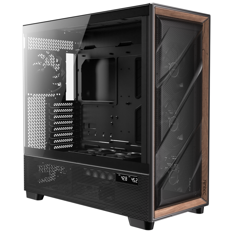 Antec Flux Pro kabinett fulltårn E-ATX herdet glass svart - Antec