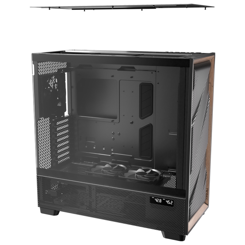 Antec Flux Pro kabinett fulltårn E-ATX herdet glass svart - Antec