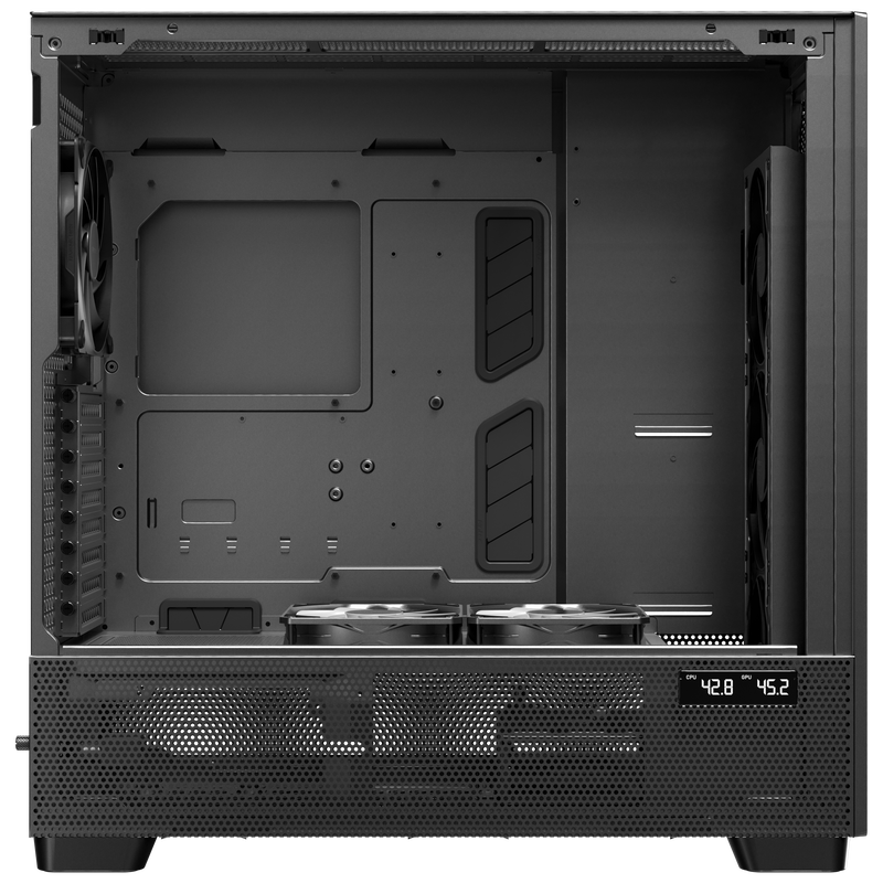Antec Flux Pro kabinett fulltårn E-ATX herdet glass svart - Antec